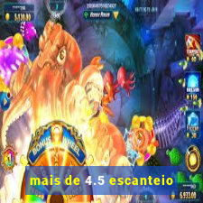 mais de 4.5 escanteio